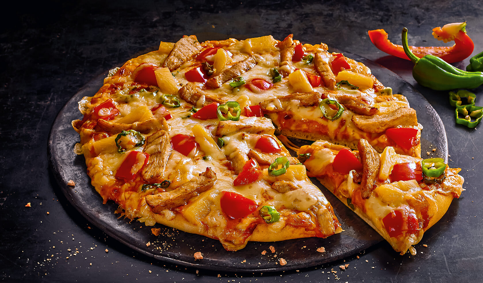 pizza-hot-curry-chicken | Guy&amp;#39;s Pizza